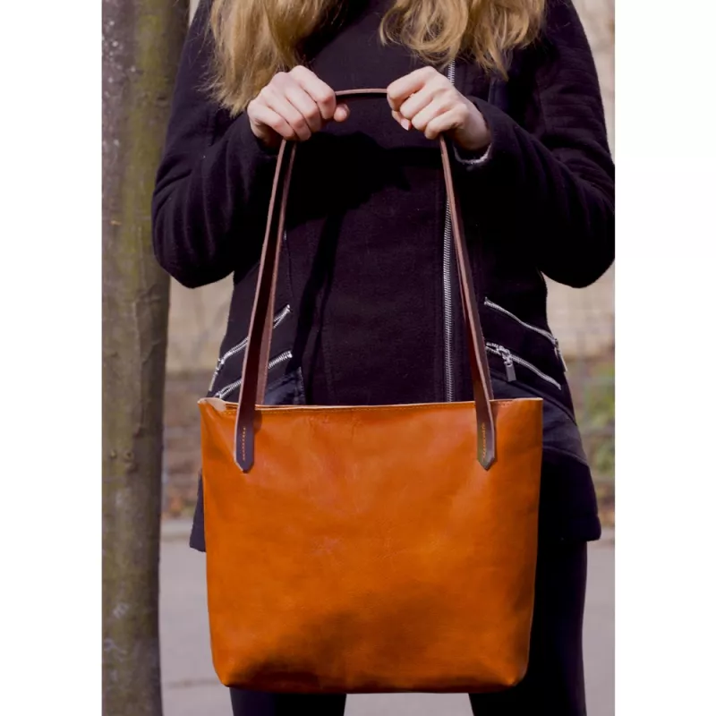 Dámská kabelka Artemis, kožená, střední velikost