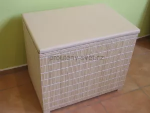 Koš na prádlo - lavička, bambus světlý, BK - 40