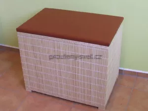 Koš na prádlo - lavička, bambus světlý, BK - 50H Koš na prádlo - lavička, bambus světlý, BK - 50H