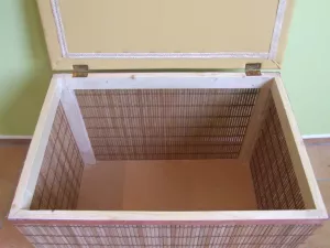 Koš na prádlo - lavička, bambus světlý, BK - 50H Koš na prádlo - lavička, bambus světlý, BK - 50H