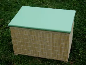 Koš na prádlo - lavička, bambus světlý, Z - 40