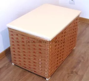 Koš na prádlo - lavička BK - bužírka Retro H Koš na prádlo - lavička BK - bužírka Retro H