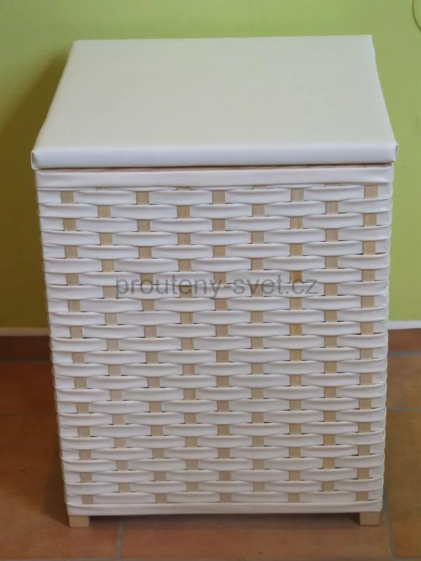 Koš na prádlo - lavička, vysoká 50 - bužírka Retro