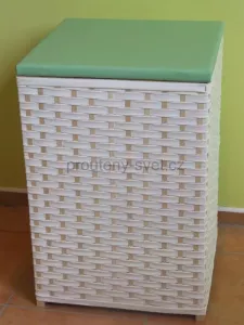 Koš na prádlo - lavička, vysoká 50 - bužírka RetroZ