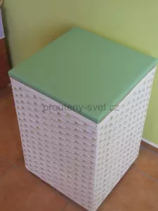 Koš na prádlo - lavička, vysoká 50 - bužírka RetroZ