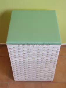 Koš na prádlo - lavička, vysoká 50 - bužírka RetroZ