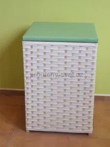 Koš na prádlo - lavička, vysoká 50 - bužírka RetroZ